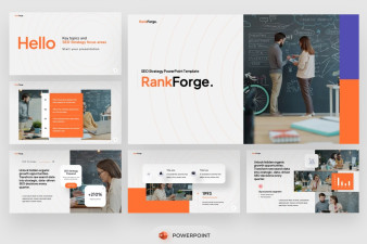 SEO Strategy PowerPoint Template
